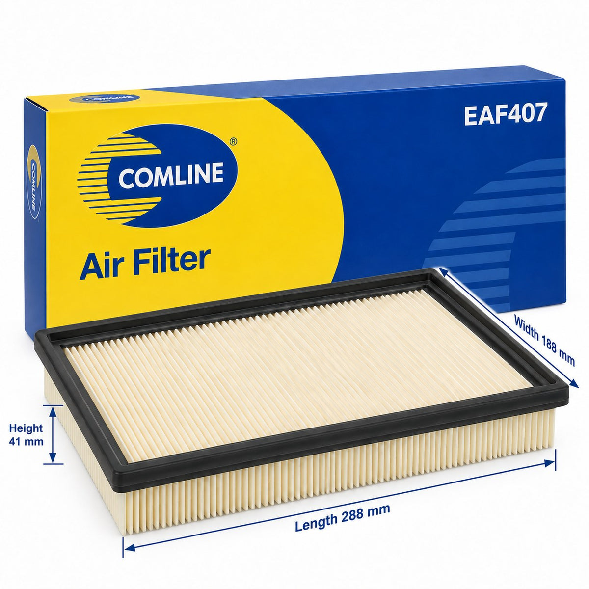 Comline Air Filter – Golf 4 1.6, Golf 5, Polo 1.4, Leon, Fabia – EAF407