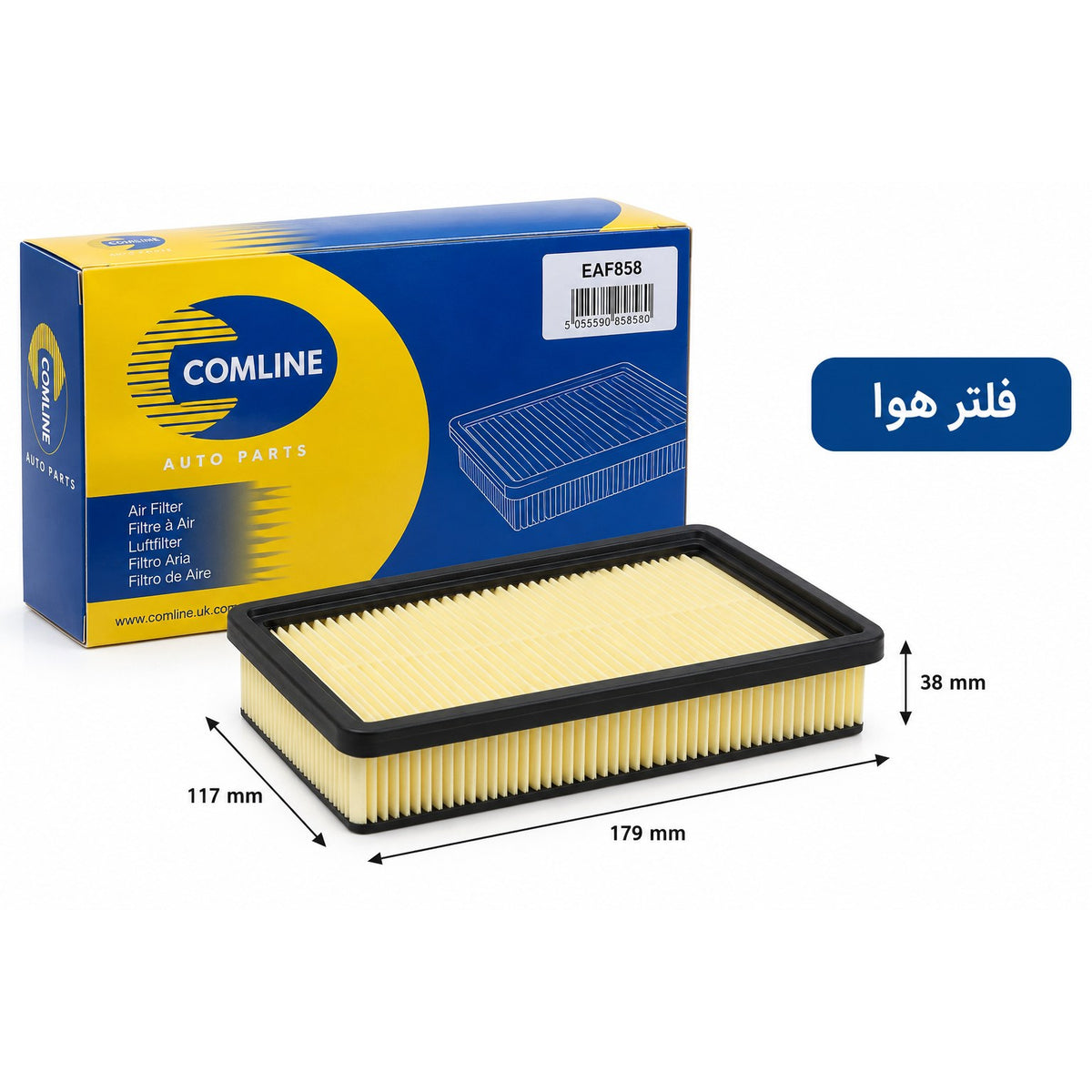فلتر هواء كوملاين – C1 من موديل 2014 108 C – HR من موديل 2016، آيجو وموديلات أخرى – EAF858